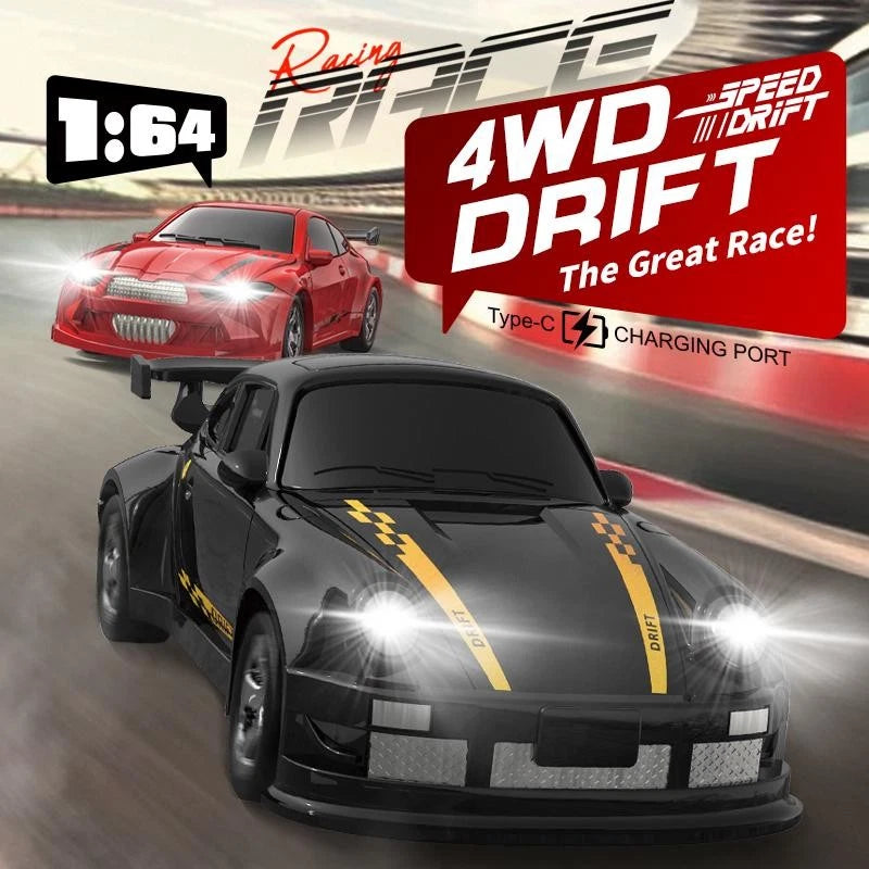 2025 New KF20 1:64 Drift RC Car – 4WD Mini Remote-Control Racing Car | Full Pro Drift Machine