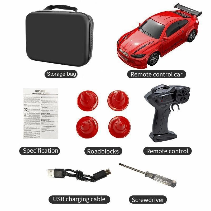 2025 New KF20 1:64 Drift RC Car – 4WD Mini Remote-Control Racing Car | Full Pro Drift Machine
