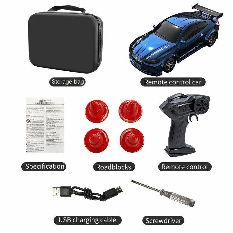 2025 New KF20 1:64 Drift RC Car – 4WD Mini Remote-Control Racing Car | Full Pro Drift Machine