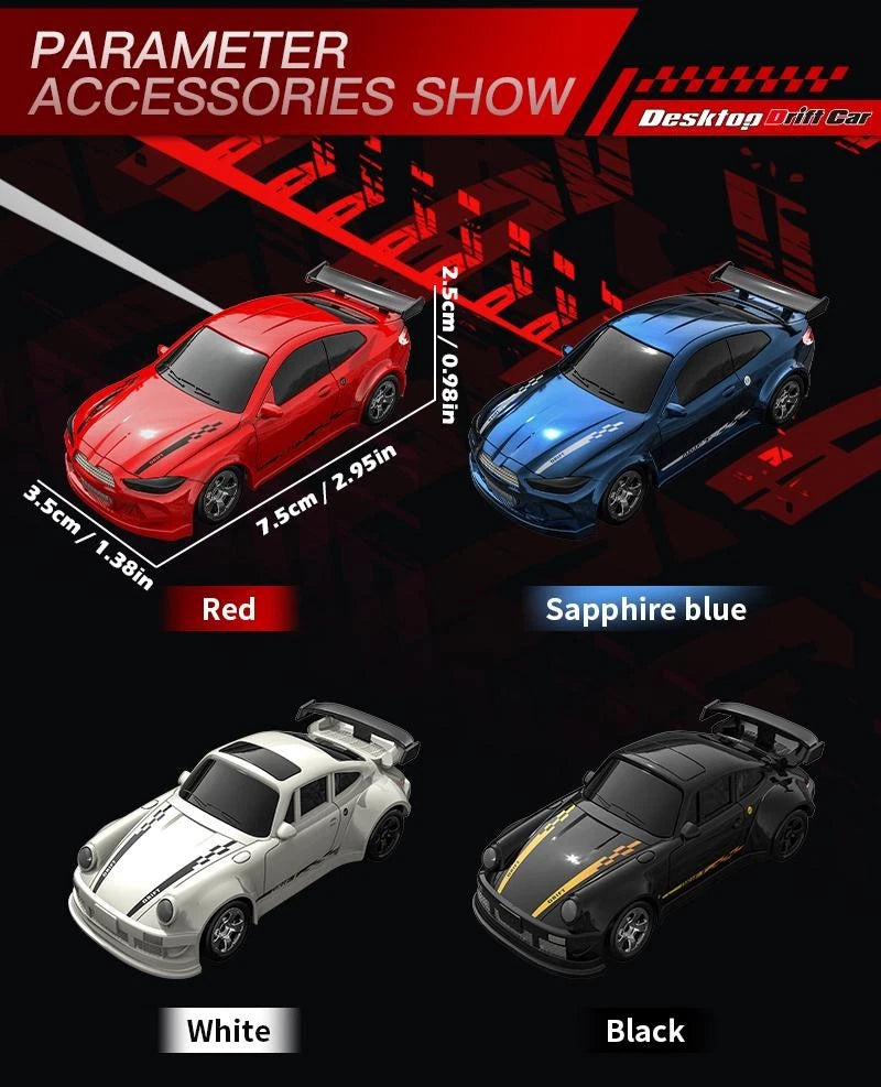 2025 New KF20 1:64 Drift RC Car – 4WD Mini Remote-Control Racing Car | Full Pro Drift Machine