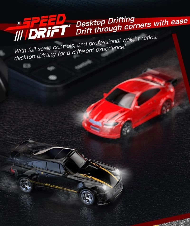2025 New KF20 1:64 Drift RC Car – 4WD Mini Remote-Control Racing Car | Full Pro Drift Machine