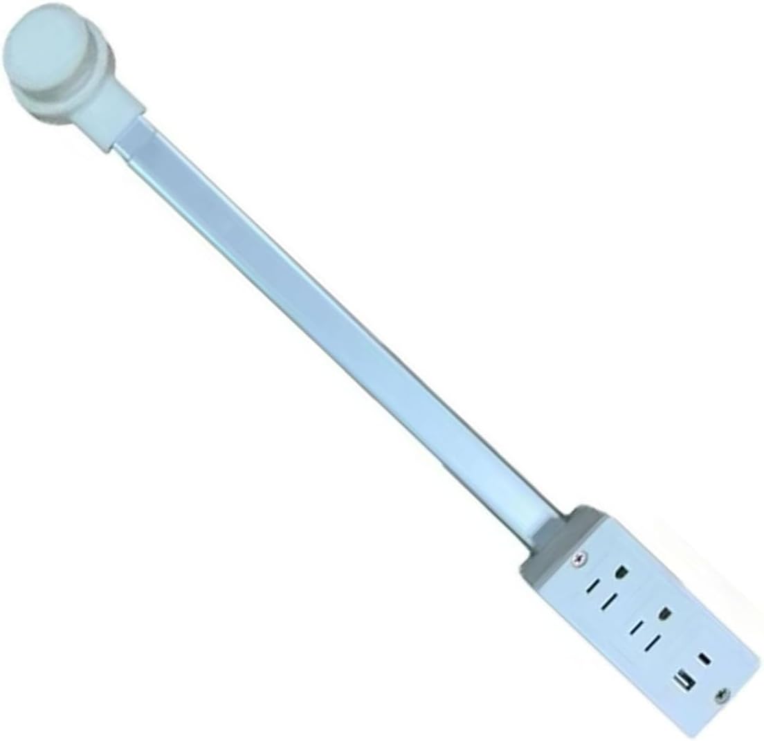 Extendable Power Outlet with 2 AC & Dual USB Ports