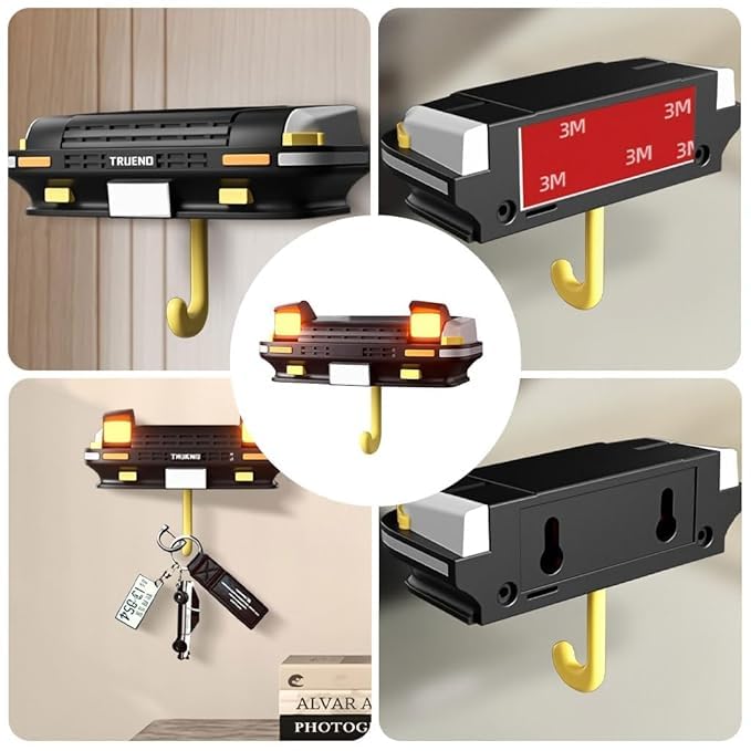 Wall Mounted Headlight Key Organizer for Car Lovers