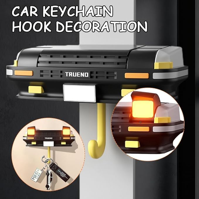 Wall Mounted Headlight Key Organizer for Car Lovers