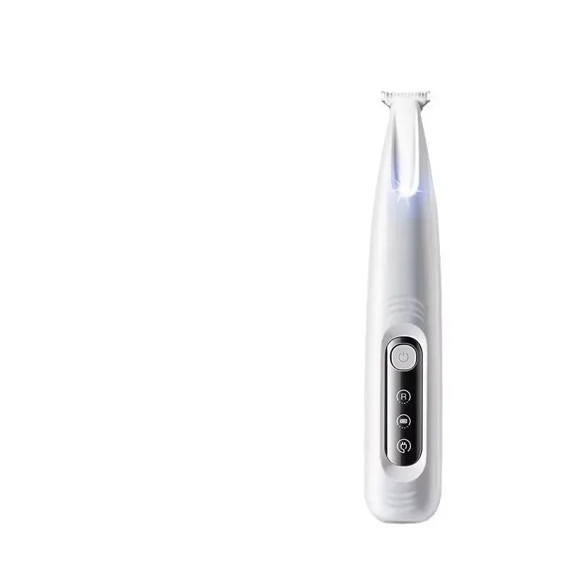 Professional Dog Grooming Clippers with LED LCD Display, 18mm Wide Blade for Paw Trimming, Low Noise Cordless Pet Hair Trimmer