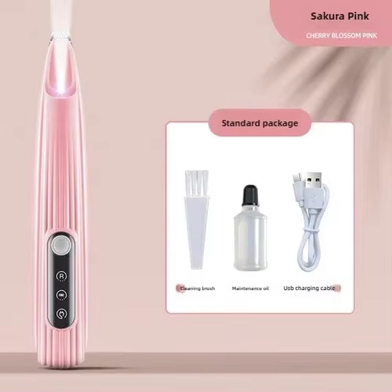Professional Dog Grooming Clippers with LED LCD Display, 18mm Wide Blade for Paw Trimming, Low Noise Cordless Pet Hair Trimmer