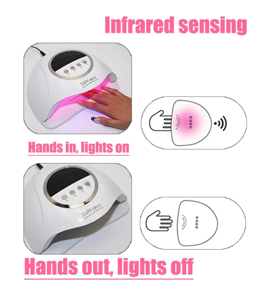SUN X20 MAX Nail Dryer 72 LED UV Nail Lamp