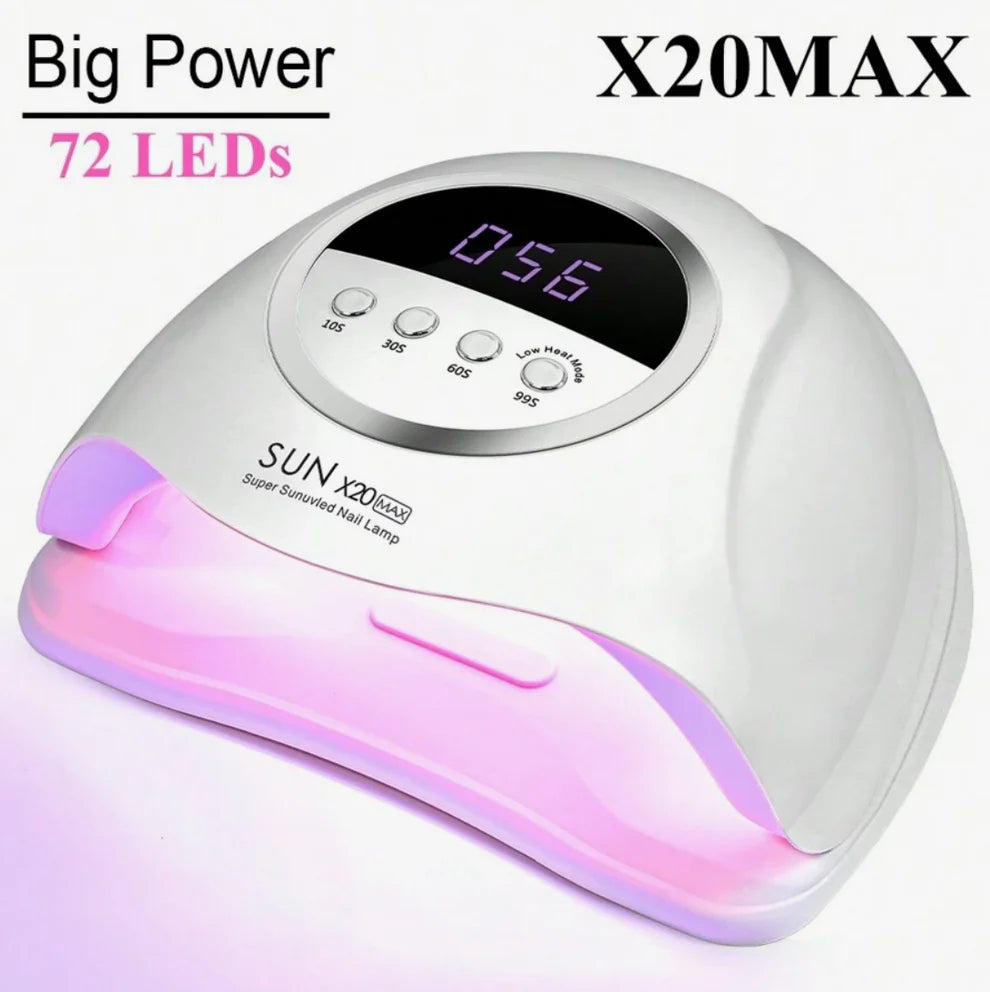 SUN X20 MAX Nail Dryer 72 LED UV Nail Lamp