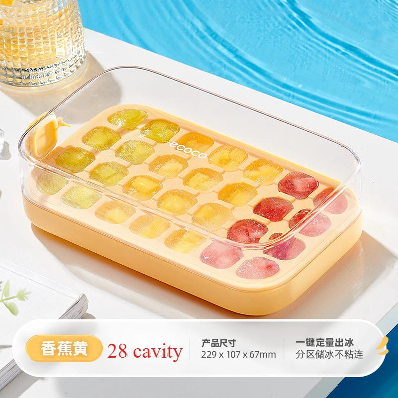 Ice Cube Tray 21/28 Cavity Ice Block Mold Multifunctional Use