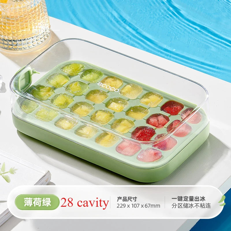 Ice Cube Tray 21/28 Cavity Ice Block Mold Multifunctional Use