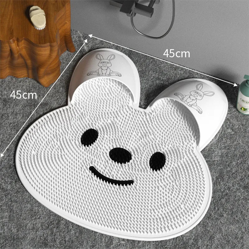 Foot Rubbing Dead Skin Removing Shower Room Floor Mat