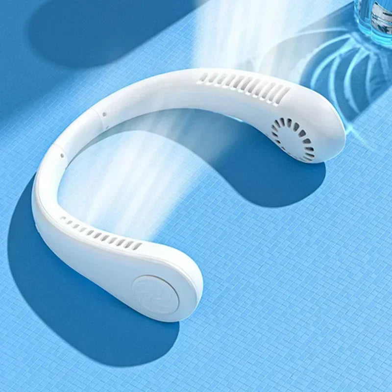 Portable Mini Home Summer Air-Cooled Neck Hanging Fan