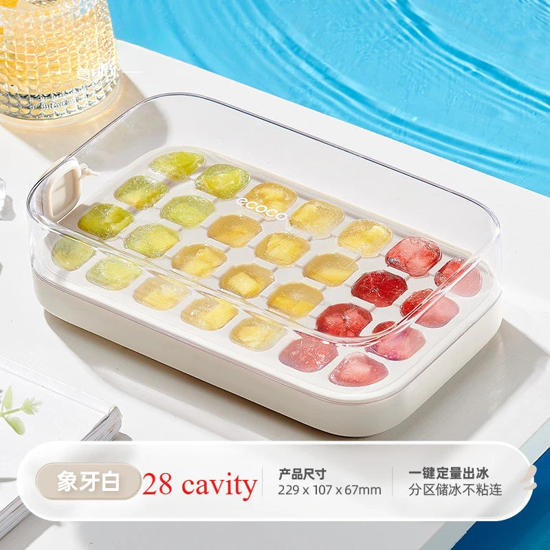 Ice Cube Tray 21/28 Cavity Ice Block Mold Multifunctional Use