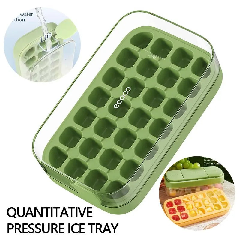 Ice Cube Tray 21/28 Cavity Ice Block Mold Multifunctional Use