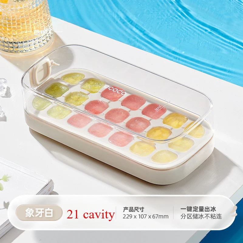 Ice Cube Tray 21/28 Cavity Ice Block Mold Multifunctional Use