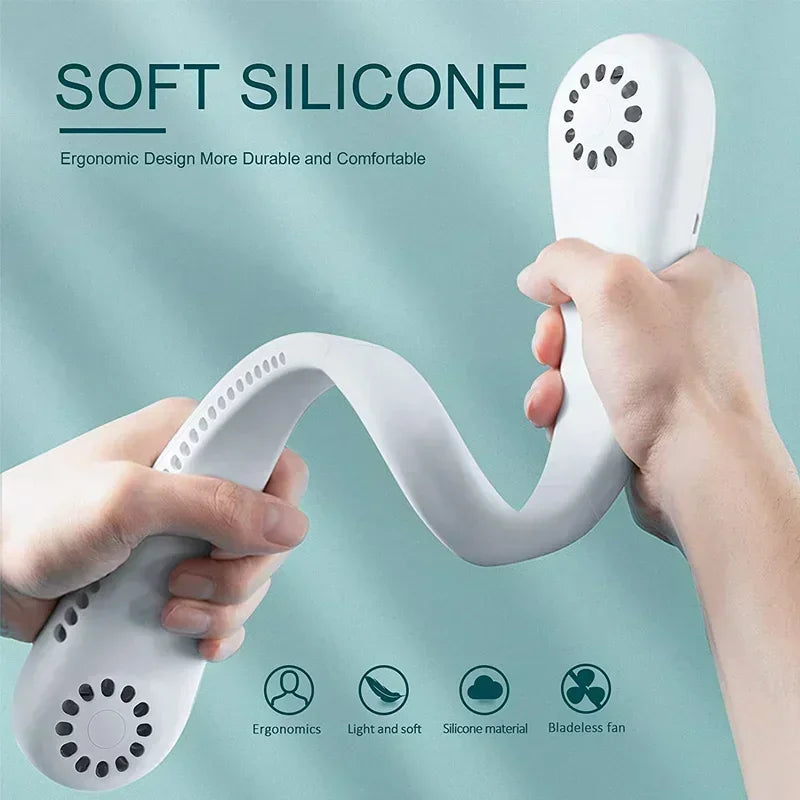 Portable Mini Home Summer Air-Cooled Neck Hanging Fan