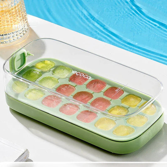 Ice Cube Tray 21/28 Cavity Ice Block Mold Multifunctional Use