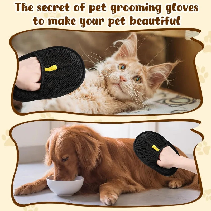 Reusable Cat Grooming Gloves