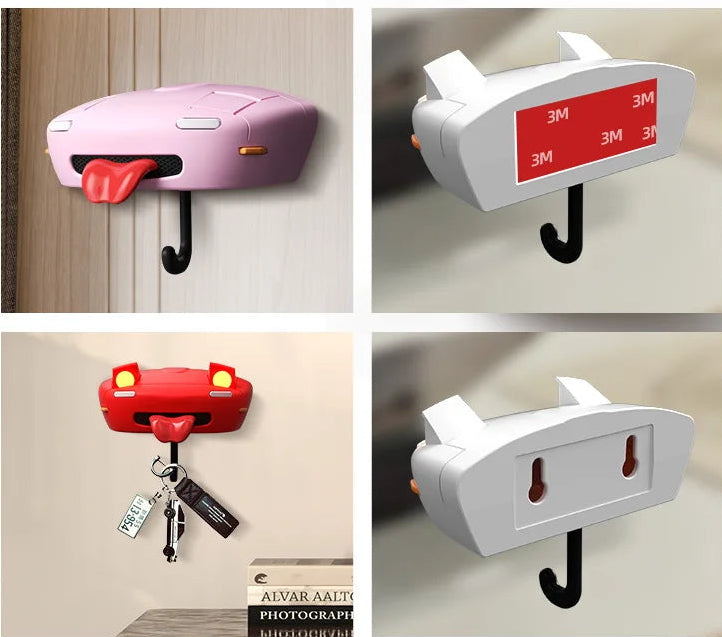 Wall Mounted Headlight Key Organizer for Car Lovers