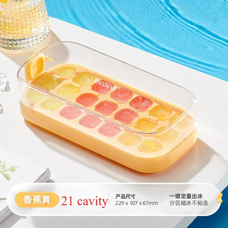 Ice Cube Tray 21/28 Cavity Ice Block Mold Multifunctional Use