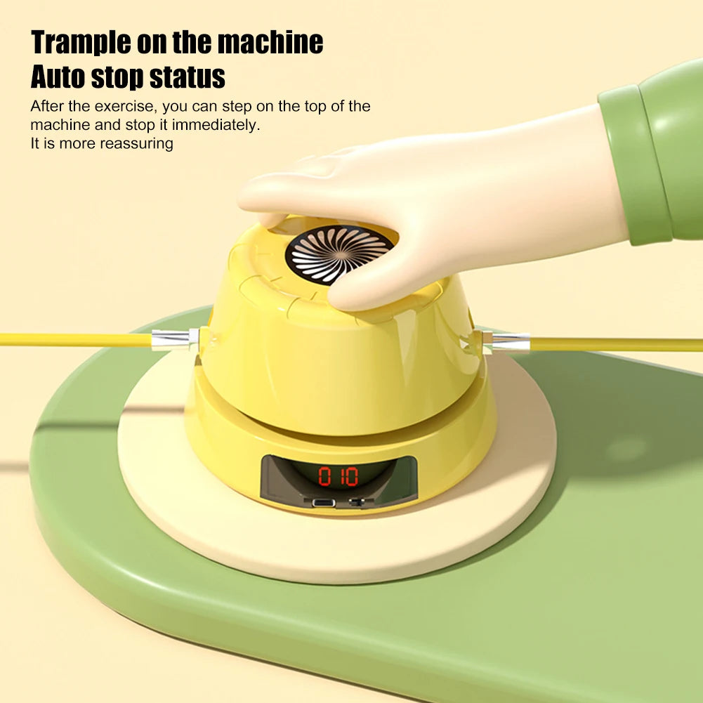 Remote Control Rope Skipping Machine Electric Counting Adjustable Speed Automatic Jump Rope Sport Entertainment Fitness Toy
