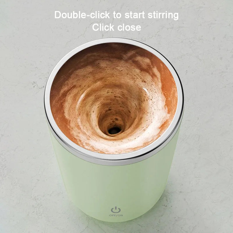 USB Rechargeable Automatic Coffee Mixing Cup Self Stirring Magnetic Mug