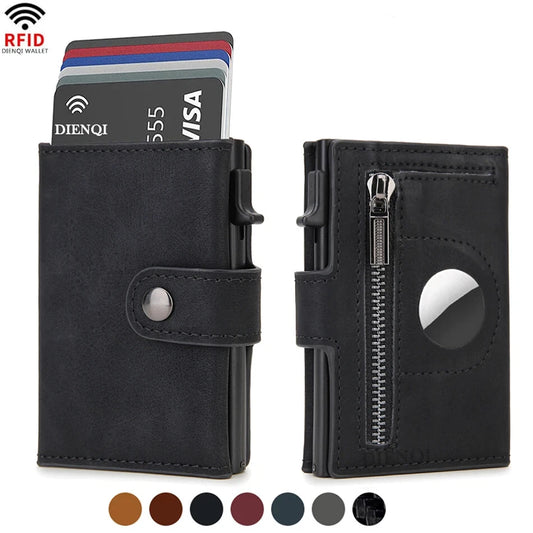 RFID Carbon Fiber Wallet for Men | Minimalist Credit Card Case & Tracker Purse
