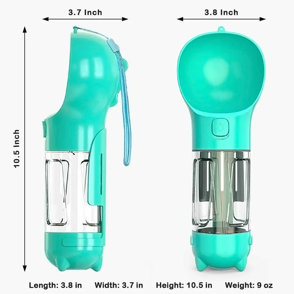 Portable Dog Water Bottle - Stylish Travel Companion for Hydration on the Go!