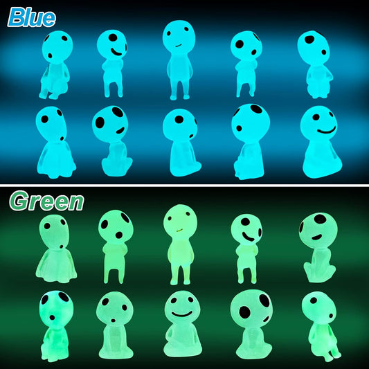 10PCS Luminous Elf Miniatures – Glowing Garden DIY Set | Microlandscape Decoration & Cute Night Light Toy