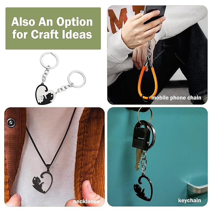 Cute Hug Cat Keychain – Patchwork Heart Keyring for Couples, Lovers, Bags & Car Accessories Gift