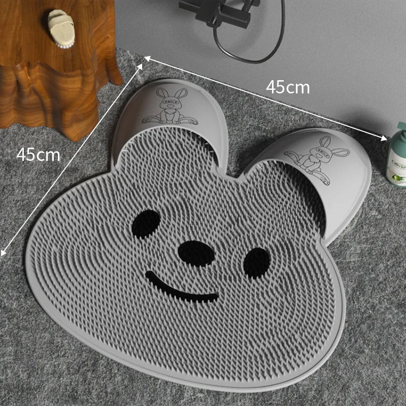 Foot Rubbing Dead Skin Removing Shower Room Floor Mat