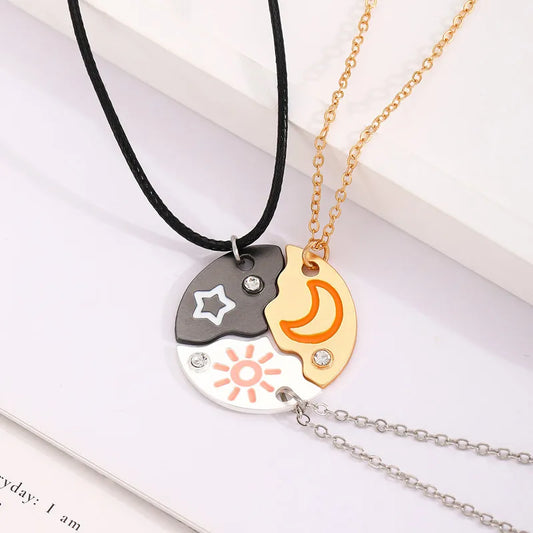 3Pcs Good Friend Necklace 