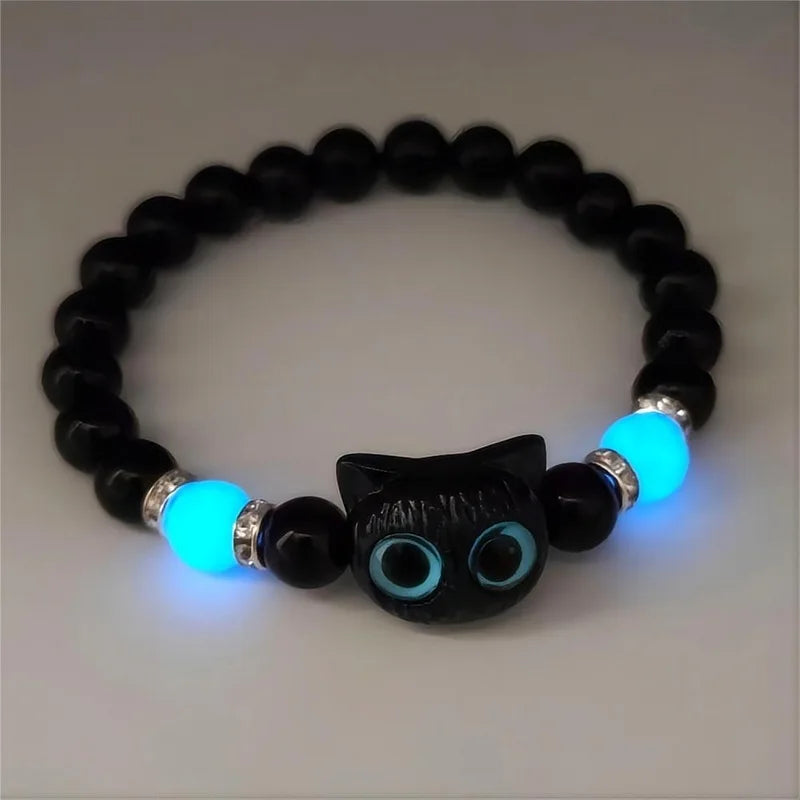 Glow Cat Bracelet - Cute & Glowing Friendship Jewelry