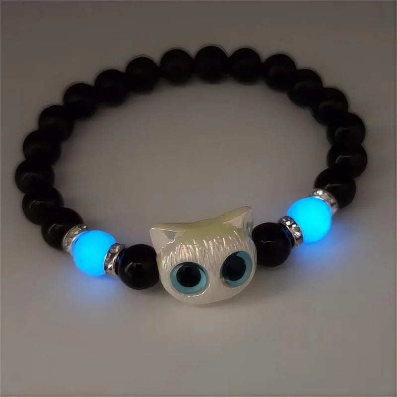Glow Cat Bracelet - Cute & Glowing Friendship Jewelry