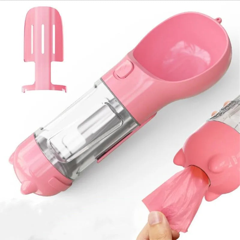 Portable Dog Water Bottle - Stylish Travel Companion for Hydration on the Go!