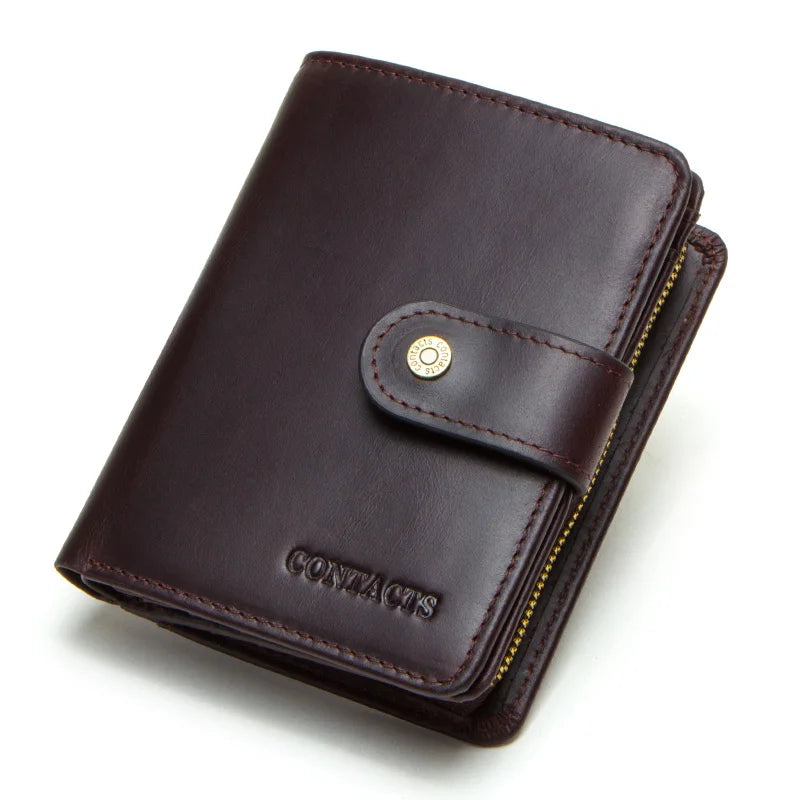 Vintage Leather RFID Wallet