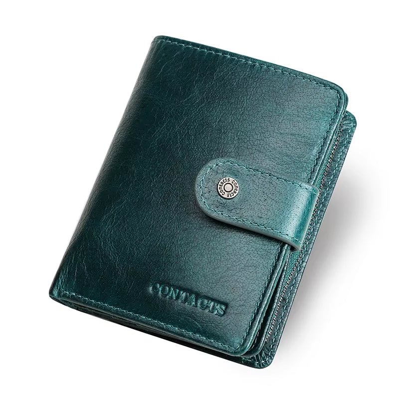 Vintage Leather RFID Wallet